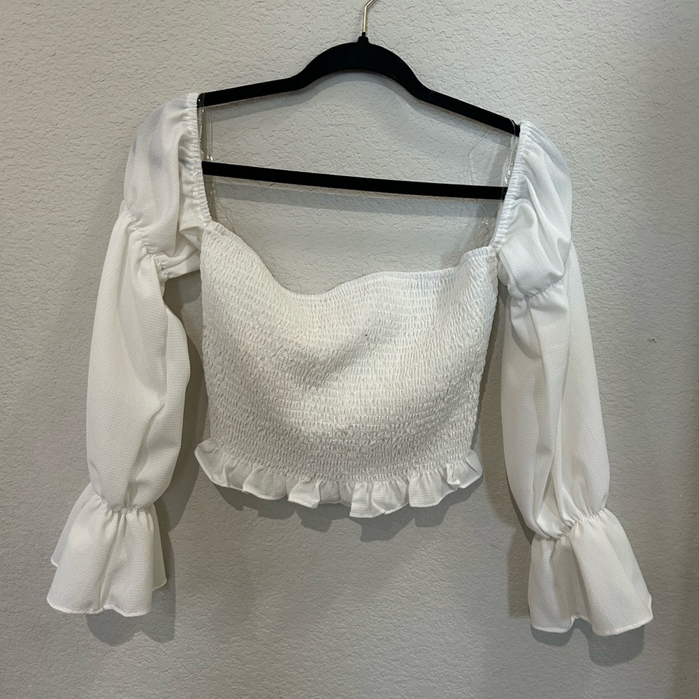 Ruffled blouse